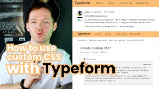 Download the video "How To Use Custom CSS With Typeform"