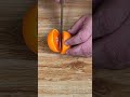 How to peel a tangerine or orange fast with no mess!