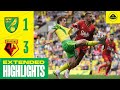 EXTENDED HIGHLIGHTS | Norwich City 1-3 Watford