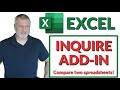 Excel INQUIRE Add In