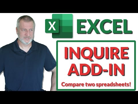 Excel INQUIRE Add-in