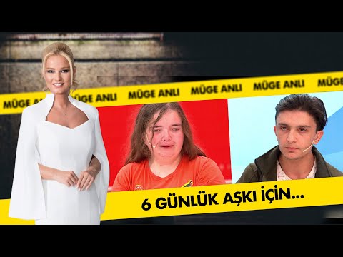 6 günlük aşkı için ailesinden ve eğitiminden vazgeçen Şahinde... | Müge Anlı İle Tatlı Sert Kolajlar
