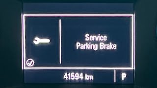 Service Parking Brake issue and fix of Chevrolet Traverse 2018