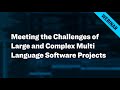 Meeting The Challenges Of Large And Complex Multi Language Software Projects