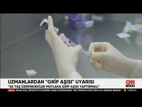 Uzmanlar, 65 Yaş Üstü Gruba Grip Aşısı Yaptırın Uyarısı CNNTÜRK/28.09.2023