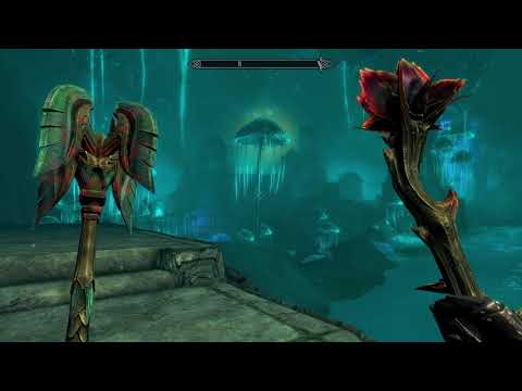 SkyrimSE: Rockman the Dragonborn #14 Getting Out Of Blackreach