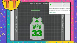 Tina Tries LIVE: 3D Printing Larry Bird’s Jersey | Boston Legend Build