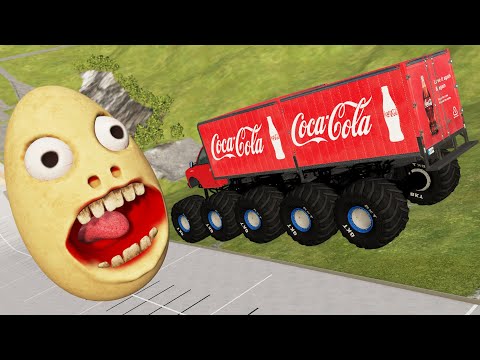 BeamNG Drive Madness | Incredible Cars Jumping Over Screaming Egg -  Jumps and Crashes Compilation