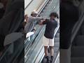 TOUCHING RANDOM STRANGERS ON THE ESCALATOR