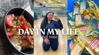 Day in My Life as a 26 Year Old Full Time Content Creator | 6AM Mornings, Brand Deals, PR Packages