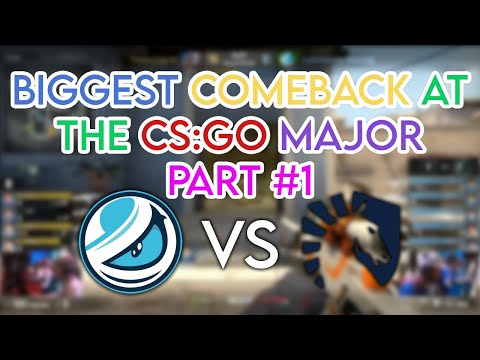 BIGGEST COMEBACK AT THE CS:GO MAJOR - Luminosity Gaming vs Liquid (Map #1 Mirage Highlights)