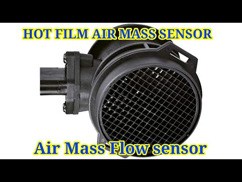 HFM sensor, Hot film air mass sensor. Mass air flow sensor.