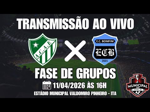 AO VIVO: EXPRESSINHO X BONFIM | CAMPEONATO MUNICIPAL DE FÁTIMA-BA 11/04/2026 | FASE DE GRUPOS