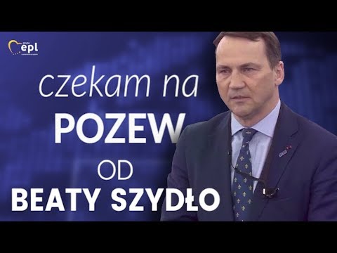 Czekam na pozew od Beaty Szydło.