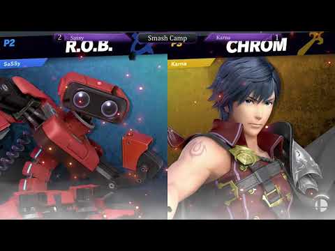 Smash Camp #1 [Grand Finals] - SaSSy (R.O.B.) vs Karna (Chrom)