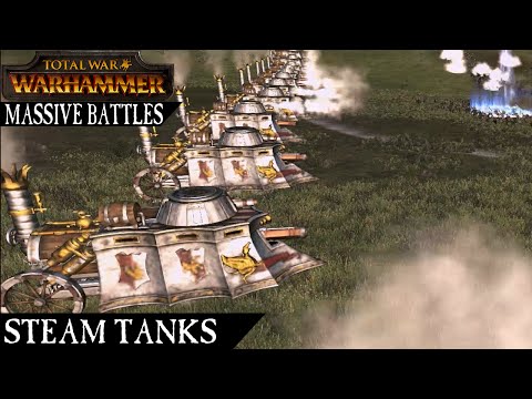 40 Steam Tanks - Massive Battles - Total War: Warhammer