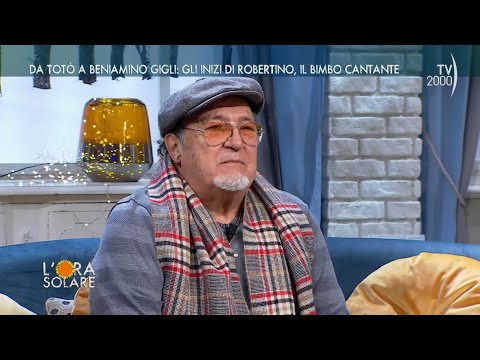 L'Ora Solare (TV2000) Robertino: "Con la mia voce negli anni sessanta ho incantato il mondo"