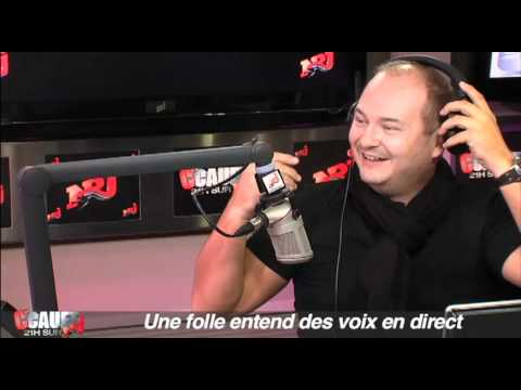 A madwoman hears voices live - C'Cauet on NRJ