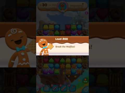 Cookie Jam Blast Level 200 - No Bosters (Last Level for the moment)