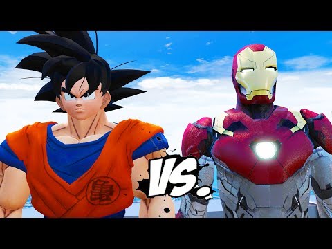 GOKU VS IRON MAN - Epic Superheroes Battle Video