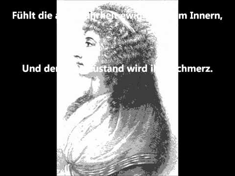 Goethe : Gedicht an Frau Charlotte von Stein