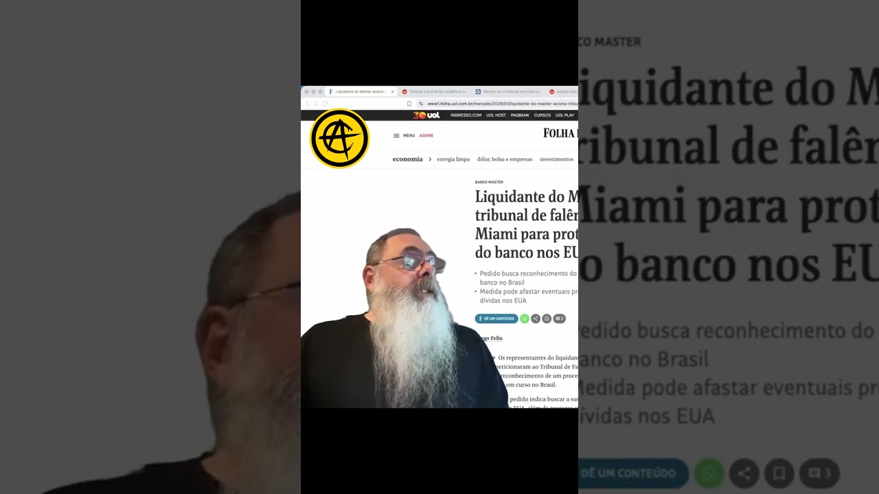 VORCARO QUERIA MESMO a DESLIQUIDAÇÃO do MASTER, é o que CONFESSA a JUIZ AMERICANO, mas SEM SUCESSO