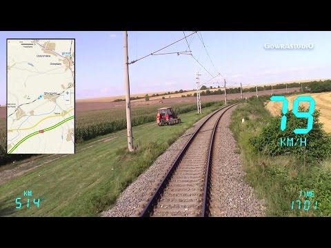 Cabview Brno-Maloměřice - Přerov přednádraží ČD CARGO Pn 62061 (07.08.2016)