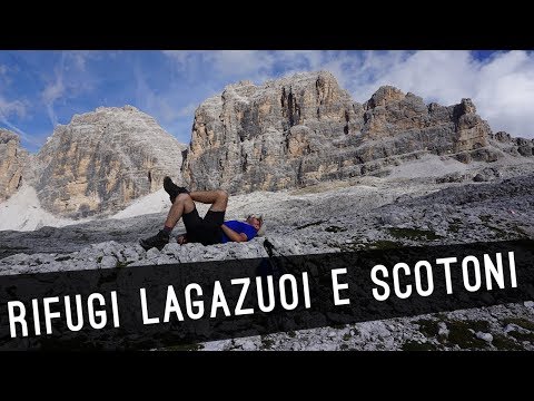 LAGAZUOI and SCOTONI Refuges - a spectacular hike in the Dolomites