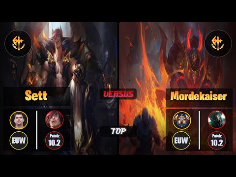 Bwipo SETT (Top) [Conqueror] VS MORDEKAISER - Challenger EUW Patch 10.2