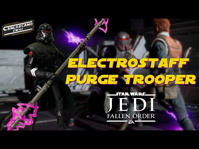 Vídeo relacionado con Star Wars La colección Vintage - Gaming Greats Jedi: Fallen Order - Figura de Electrostaff Purge Trooper a Escala de 9,5 cm