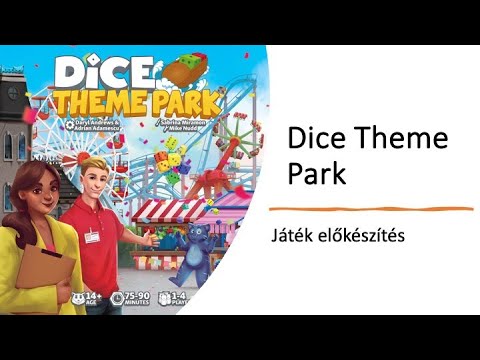 Dice Theme Park - Játék előkészítés - Robert SoloPlay