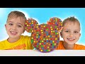 Vlad Dan Niki Dan Chocolate Pop It Challenge
