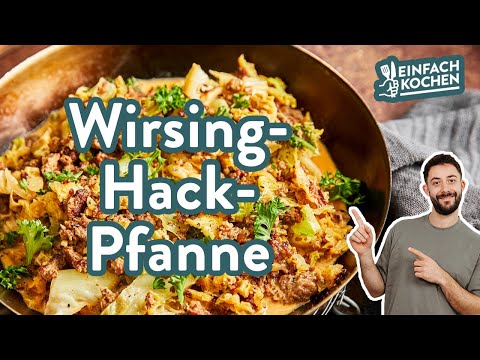 Wirsing Hack Pfanne 😋 | Blitzrezept: In nur 30 Minuten ⚡️ | Einfach Kochen