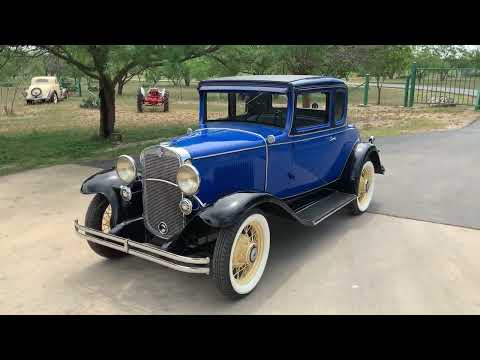 1931 Chevrolet Coupe (CC-1959099) for sale in Fredericksburg, Texas