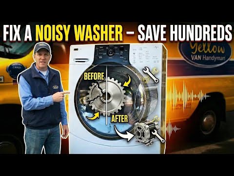 Kenmore H3  Whirlpool Duet Washer Loud Noise Fix Bearing & Seal Repair DIY