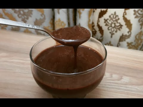 How to make CHOCOLATE FROSTING |  In 1 Min | VERY Quick Recipe | ANNAPOORNA ONLINE