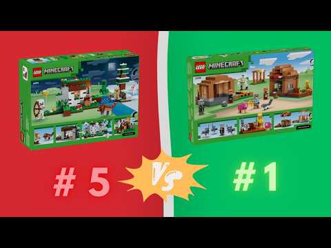 My Top 5 New LEGO Minecraft Sets Ranked