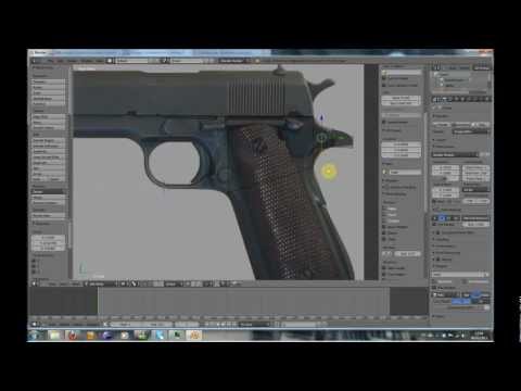 Blender 2.6 Intermediate: A Pistol - Part I