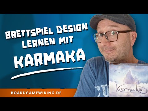 Brettspiel Design lernen mit dem Kartenspiel "Karmaka"