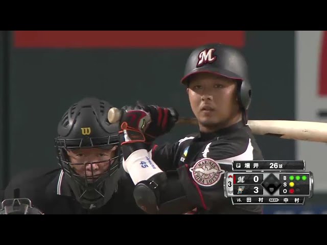 【3回表】うまく逆方向へ!! マリーンズ・田村の今季2号ソロ!! 2016/9/30 F-M