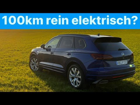VW Touareg R - elektrisch fahren - Wie viel Reichweite schafft die Batterie rein elektrisch ?