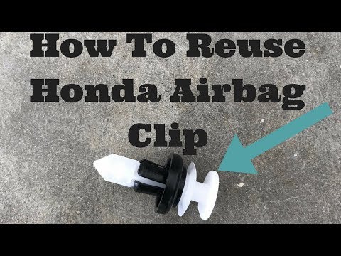 How To Reuse Honda Airbag Trim Clip Civic Accord CRV HRV Odyssey Element Pilot
