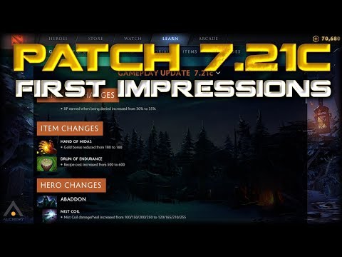 Brand New Patch 7.21c: All the Buffs, Nerfs & Changes