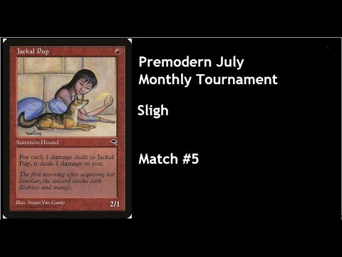 July 2020 Premodern Monthly Open Sligh vs Mirari's Wake