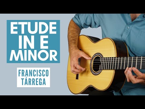 How to Play Estudio in E Minor by Francisco Tárrega on Guitar