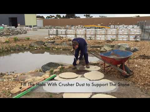 How to Lay a Garden Path Using Stepping Stones