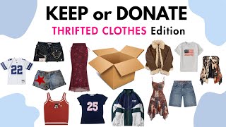 KEEP or DONATE? Thrifted Clothes EDITION👚| Open a Box Of Thrifted Clothes!📦 gameplay video by Nickysmith2020, 8:02 duration