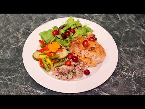 Christmas Chicken Stuffed with Turkey and Cranberries – Easy Holiday Treat Recipe