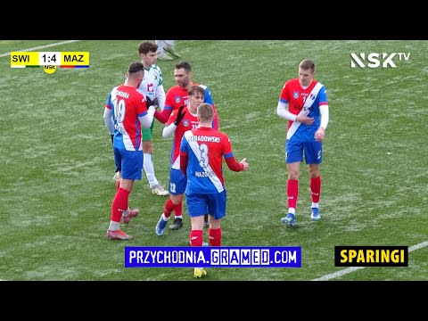 tv.nsk.pl [bramki] MKS Świt Nowy Dwór Maz. - MKS Mazovia Mińsk Maz. 1:4 (0:2) 2024-02-24 14:00