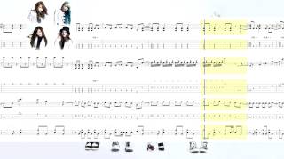 SCANDAL - メトロノーム [Metronome] [TABS] [譜]